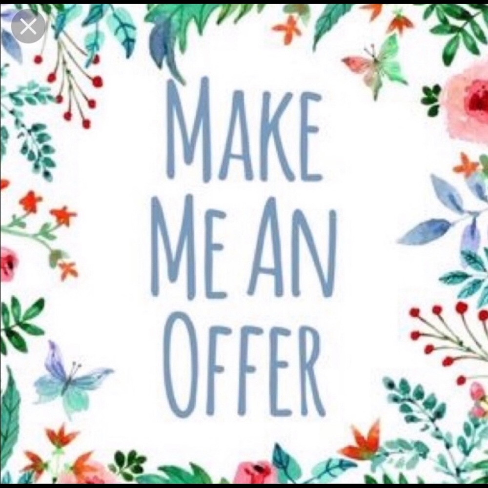 I love reasonable offers!!